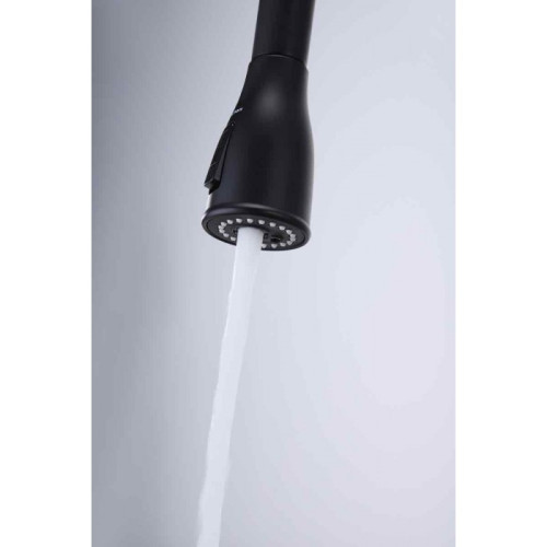 Смеситель для кухни Paulmark Lange, антрацит полностью, La214212-401, Paulmark