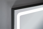 Xpertials EMIN, зеркало 120х80 см, LED свет, вкл/выкл с диммером, профиль черный матовый