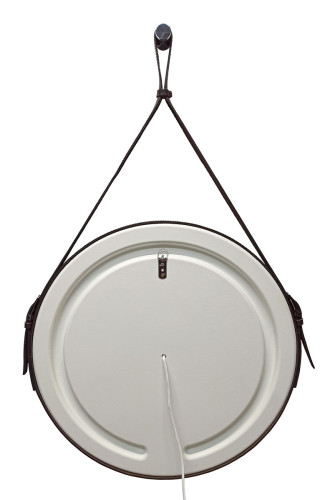 Kapitan light D710 (бесконтактный сенсор, коричневая кожа) зеркало