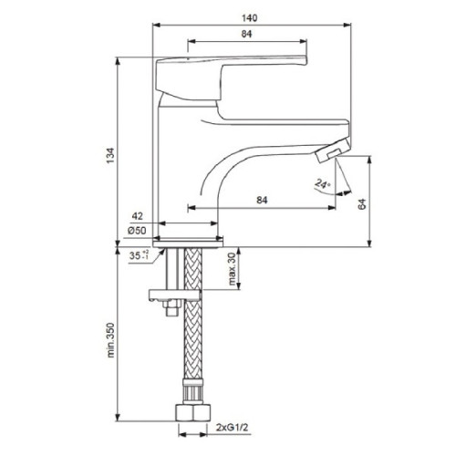 Комплект смесителей Vidima Uno Хром (BD127AA)