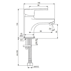 Комплект смесителей Vidima Uno Хром (BD127AA)