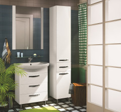 Тумба под раковину AQUATON Ария 65 Н белая (1A123401AA010)