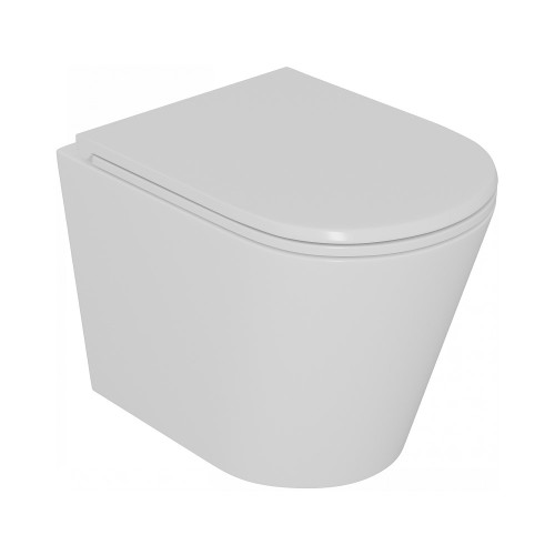 Унитаз подвесной безободковый D&K Venice DT1026016, белый