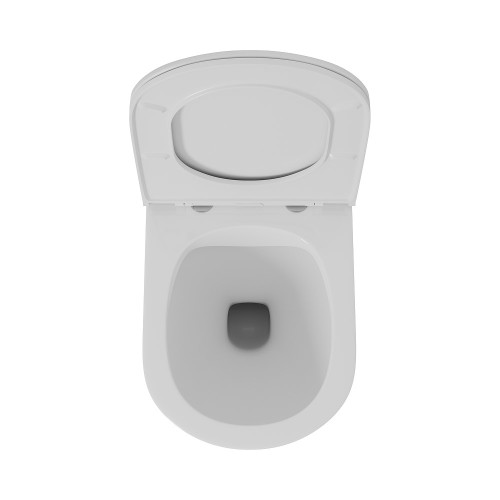 Унитаз подвесной безободковый D&K Venice DT1026016, белый