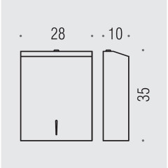 Диспенсер для бумажных полотенец Colombo Design Hotel collection B9960N