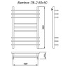 Полотенцесушитель Ника BAMBOO ЛБ-2 80/50