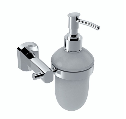 Дозатор жидкого мыла Fixsen Coral стекло, хром (GR-7012)