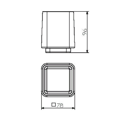 Стакан для зубных щеток Langberger Melvin 32011A-00-01