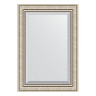 Зеркало настенное с фацетом EVOFORM в багетной раме серебряный акведук, 67х97 см, BY 1278