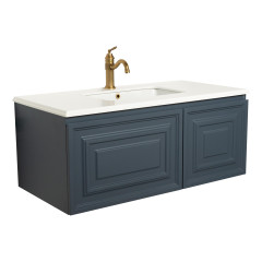 Комплект для ванной Atoll Монмартр 110 серый индиго