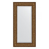 Зеркало настенное с фацетом EVOFORM в багетной раме виньетка сосостаренная бронза, 60х120 см, BY 3505