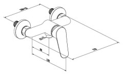 Смеситель для душа Damixa Origin One 812000000