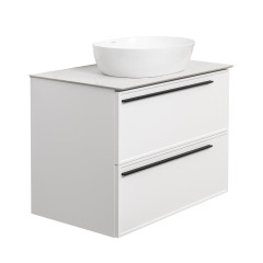 Тумба под раковину подвесная La Fenice Elba TWIN FNC-01-ELB-B-80-2, белая