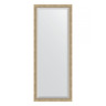 Зеркало напольное с фацетом EVOFORM в багетной раме состаренное серебро с плетением, 78х198 см, BY 6102