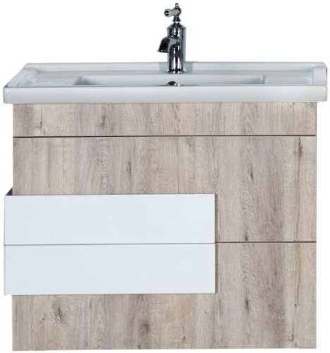 Тумба с раковиной Aquanet Мадейра 80 дуб кантри