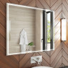 Зеркало Vigo Marta Luxe 60 с подсветкой и часами