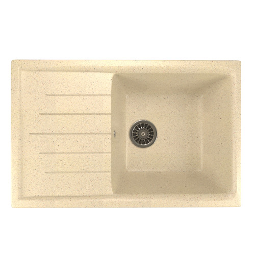 Мойка из искусственного мрамора MIXLINE ML-GM19 49,5x75 (525155)