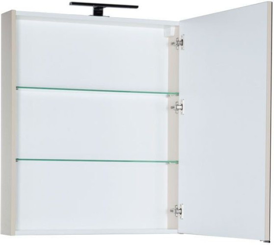 Зеркало-шкаф Aquanet Алвита 70 бежевый