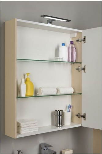 Зеркало-шкаф Aquanet Алвита 70 бежевый