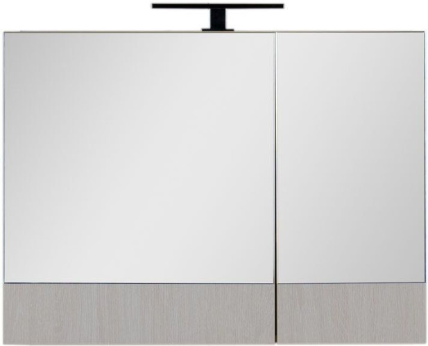 Зеркало-шкаф Aquanet Тоника 90 (камерино) белый дуб