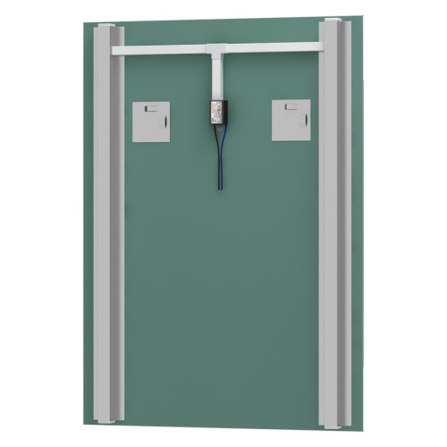 Зеркало настенное с 2-мя встроенными LED-светильниками, ИК-выключатель, Ledline EVOFORM 60x75 см, BY 2315