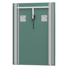 Зеркало настенное с 2-мя встроенными LED-светильниками, ИК-выключатель, Ledline EVOFORM 60x75 см, BY 2315