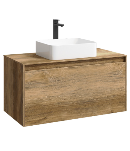 Подвесная тумба 100 см Aqwella MOB0110DB+MOB0710DB