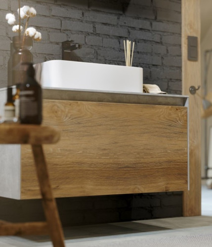 Подвесная тумба 100 см Aqwella MOB0110DB+MOB0710DB