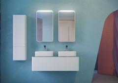 Пенал RAVAL Pure 120 белый подвесной универсальный (Pur.04.120/P/W)