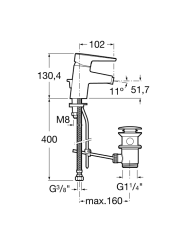 Смеситель для биде Roca ESMAI