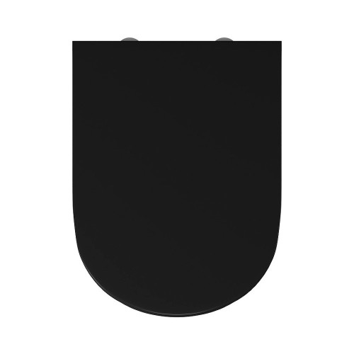 Унитаз подвесной безободковый D&K Venice DT1026025, черный