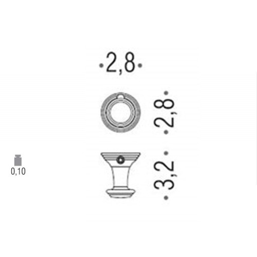 Крючок Colombo Design Hermitage LC77.HPS