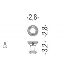 Крючок Colombo Design Hermitage LC77.HPS