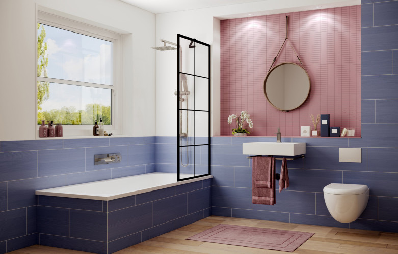 Шторка для ванны Ambassador Bath Screens 16041209 (800x1400)