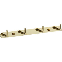 Планка с крючками (4 крючка) Savol S-007214B золото