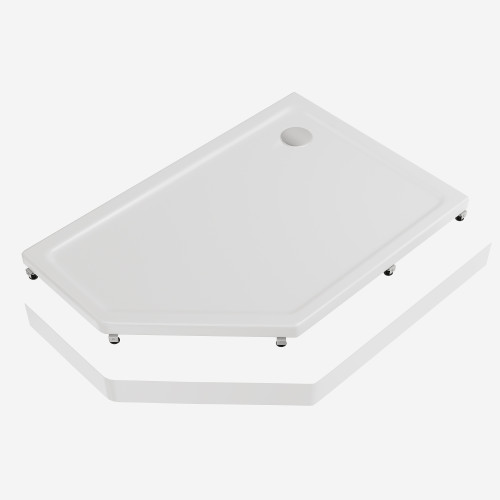 Экран акриловый Creto Pegas 120х80 Л/П для поддона 7-1007