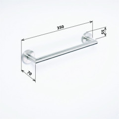 Полотенцедержатель Bemeta Neo stainless 104204015