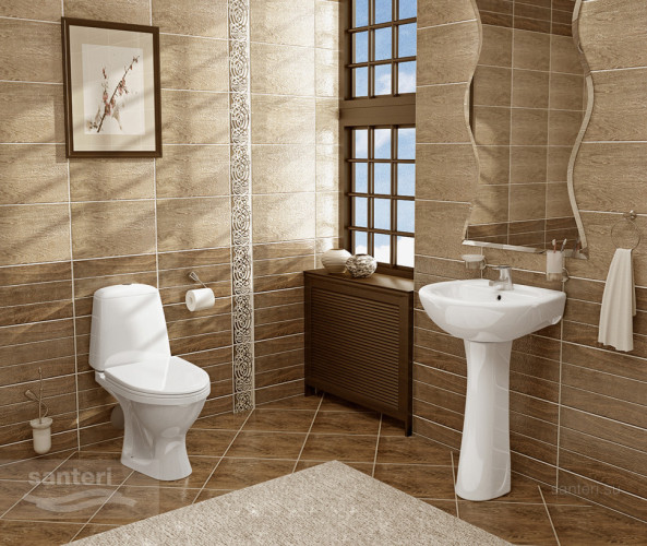 Унитаз-компакт Santeri Соната (люкс) белый 1.P203.0.S00.00B.F