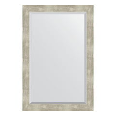 Зеркало настенное с фацетом EVOFORM в багетной раме алюминий, 61х91 см, BY 1179