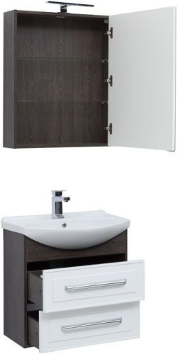 Мебель для ванной Aquanet Остин 65 дуб кантербери/белый