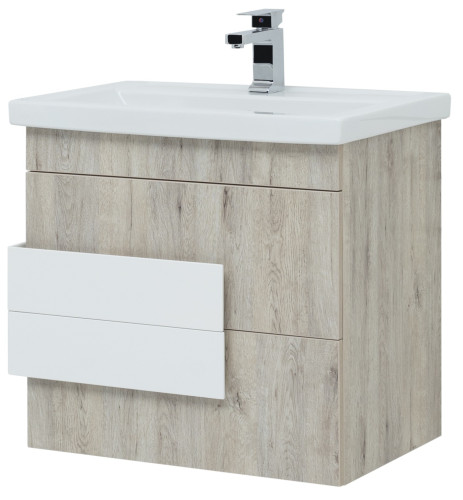 Тумба с раковиной Aquanet Мадейра N 70 дуб кантри