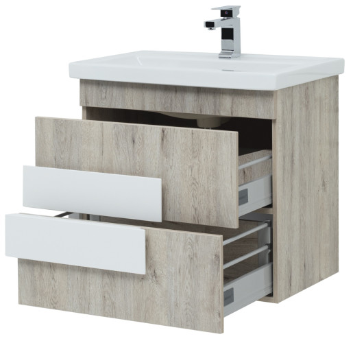 Тумба с раковиной Aquanet Мадейра N 70 дуб кантри