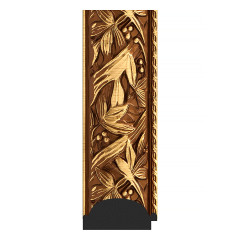 Зеркало настенное Polygon EVOFORM в багетной раме византия золото, 58х78 см, BY 7221