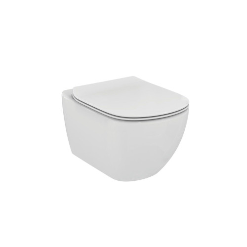 Промо-комплект Ideal Standard Tesi: Подвесной унитаз, Сиденье, Инсталляция, в подарок панель смыва (Цвет хром матовый) (TT00002/123JG)