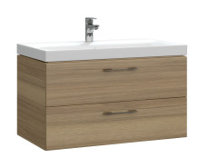 Тумба под раковину подвесная Cersanit LARA 80 для COMO 80 орех