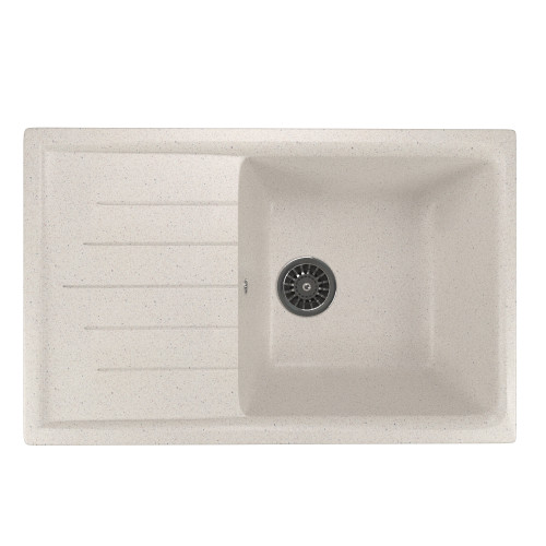 Мойка из искусственного мрамора MIXLINE ML-GM19 49,5x75 (525156)