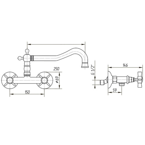 Смеситель для кухни Migliore Princeton ML.CUC-852