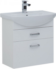 Тумба под раковину Aquanet Ирис 65 белый (2 ящика)