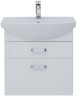 Тумба под раковину Aquanet Ирис 65 белый (2 ящика)