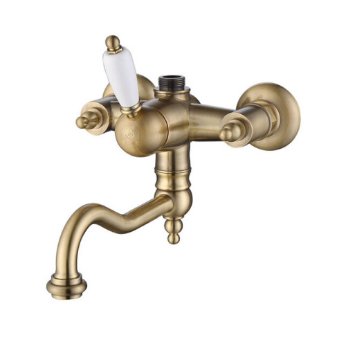ADRIA-Uno смеситель для ванной со штуцером 3/4 (бронза) Caprigo 02-519-vot
